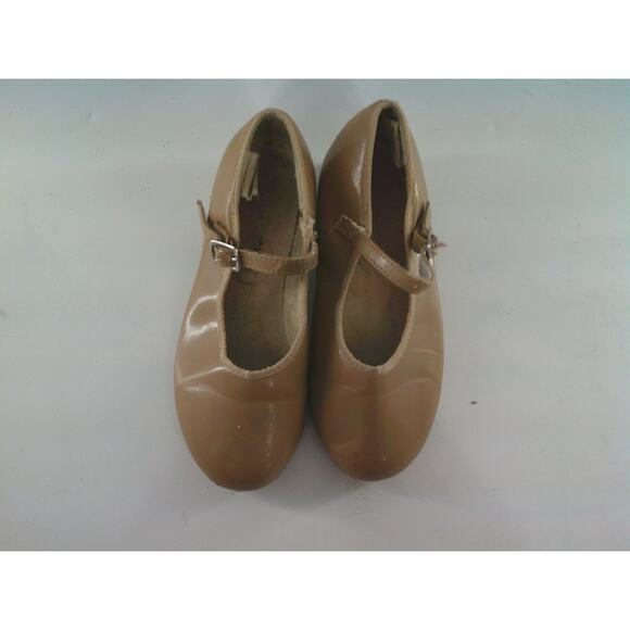 Dance Tap Shoes Revolution Big Kids 2M Mary Jane Leather Buckle Student - Picture 5 of 5